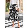 image:imageBestbee Womens Capri Palazzo Pants Dressy Casual Wide Leg Pant Gaucho Capris with PocketsCapri Black Campanula