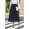 image:imageBestbee Womens Capri Palazzo Pants Dressy Casual Wide Leg Pant Gaucho Capris with PocketsCapri Dark Blue