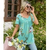 image:imageBestbee Womens Pajama Sets 2 Piece Summer Sleepwear Lounge Outfits Short Sleeve Long Pants With Pockets Ladies PjsShort Mint Green