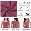 image:imageBestbee Womens Sleeveless Pajama Sets 2 Piece Sleepwear Summer Lounge Outfits Henley Tanks Capri Pants Ladies PjsSpotted Blue