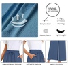 image:imageBestbee Womens Wide Leg Palazzo Pants Dressy Casual Gaucho Cropped Pants Elastic Waist with PocketsBluewhite Flower