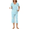 Butterfly Flowers-navy