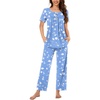 Short Ocean Pattern-blue