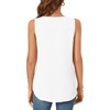 image:imageBestbee Womens Sleeveless Chiffon Blouses Dressy Casual Tank Tops 2026 Summer Crew Neck Tunics Office Cute Work ShirtsWhite