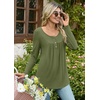 image:imageBestbee Womens Pajama Set 2 Piece Lounge Outfits Sleepwear Fall Long Sleeve Long Pant With Pockets Ladies PjsArmy Green