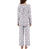 image:imageBestbee Womens Pajama Set 2 Piece Lounge Outfits Sleepwear Fall Long Sleeve Long Pant With Pockets Ladies PjsStar Grey