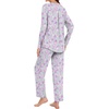 image:imageBestbee Womens Pajama Set 2 Piece Lounge Outfits V Neck Sleepwear Fall Long Sleeve Long Pants With Pockets Ladies PjsPink Heartgrey