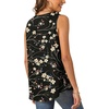 image:imageBestbee Womens 2026 Summer Tank Tops Dressy Casual Sleeveless Chiffon Blouses V Neck Tunics Cute Business Work ShirtsBlack Winter Fl