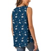 image:imageBestbee Womens 2026 Summer Tank Tops Dressy Casual Sleeveless Chiffon Blouses V Neck Tunics Cute Business Work ShirtsBlue Butterfly