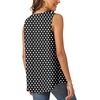 image:imageBestbee Womens 2026 Summer Tank Tops Dressy Casual Sleeveless Chiffon Blouses V Neck Tunics Cute Business Work ShirtsPolka Dots Black
