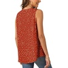 image:imageBestbee Womens 2026 Summer Tank Tops Dressy Casual Sleeveless Chiffon Blouses V Neck Tunics Cute Business Work ShirtsPolka Dots Red