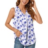 image:imageBestbee Womens 2026 Summer Tank Tops Dressy Casual Sleeveless Chiffon Blouses V Neck Tunics Cute Business Work ShirtsPurple Blue Galsang