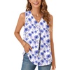 image:imageBestbee Womens 2026 Summer Tank Tops Dressy Casual Sleeveless Chiffon Blouses V Neck Tunics Cute Business Work ShirtsPurple Blue Galsang