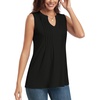 image:imageBestbee Womens Tank Tops Dressy Casual Summer Blouses Business Shirts V Neck Sleeveless Tunic TopsBlack