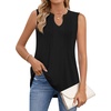 image:imageBestbee Womens Tank Tops Dressy Casual Summer Blouses Business Shirts V Neck Sleeveless Tunic TopsBlack