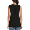 image:imageBestbee Womens Tank Tops Dressy Casual Summer Blouses Business Shirts V Neck Sleeveless Tunic TopsBlack