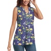 image:imageBestbee Womens Tank Tops Dressy Casual Summer Blouses Business Shirts V Neck Sleeveless Tunic TopsLily Navy