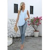 image:imageBestbee Womens Tank Tops Dressy Casual Summer Blouses Business Shirts V Neck Sleeveless Tunic TopsRed