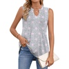 image:imageBestbee Womens Tank Tops Dressy Casual Summer Blouses Business Shirts V Neck Sleeveless Tunic TopsStar Grey