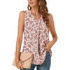 Deep Red Flower-beige