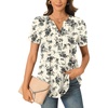 Black Floral Beige