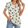 Black Floral Beige