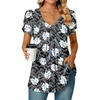 V Neck White Lily
