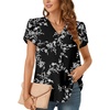 Petal Sleeve/Black-white Flower