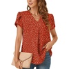 Petal Sleeve/Polka Dots Red