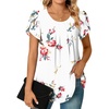 Crewneck Floral White