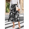 image:imageBestbee Capri Pants for Women Wide Leg Palazzo Cropped Pant Gaucho Capris  Dressy Casual Summer Outfits Culottes Boho Gauchos with PocketsCapri Black Campanula