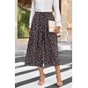 image:imageBestbee Capri Pants for Women Wide Leg Palazzo Cropped Pant Gaucho Capris  Dressy Casual Summer Outfits Culottes Boho Gauchos with PocketsCapri Little Fl Black