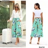 image:imageBestbee Capri Pants for Women Wide Leg Palazzo Cropped Pant Gaucho Capris  Dressy Casual Summer Outfits Culottes Boho Gauchos with PocketsCapri Mint Green