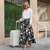 image:imageBestbee Palazzo Pants for Women Dressy Casual Wide Leg Slacks Elastic Waist Flowy Long Pant with PocketsBlack Campanula