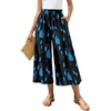 Capri Blue Floral-black