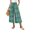 Capri Blue-khaki Floral