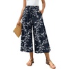 Capri Navy-white Flower