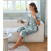 image:imageBestbee Pajamas for Women Set 2 Piece Outfits Soft Sleepwear Ladies Pj SetsBegonia Grayish Blue
