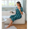 image:imageBestbee Pajamas for Women Set 2 Piece Outfits Soft Sleepwear Ladies Pj SetsButterfly Floralnavy Blue