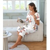 image:imageBestbee Pajamas for Women Set 2 Piece Outfits Soft Sleepwear Ladies Pj SetsFloral White