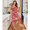 image:imageBestbee Pajamas for Women Set 2 Piece Outfits Soft Sleepwear Ladies Pj SetsPeach Pink
