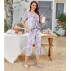 image:imageBestbee Pajamas for Women Set 2 Piece Outfits Soft Sleepwear Ladies Pj SetsPink Heartgrey