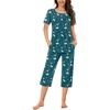 Butterfly Floral-navy Blue