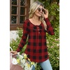 image:imageBestbee Womens Pajama Sets 2 Piece Fall Lounge Outfits Ladies Pj SetsRed Plaid