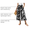 image:imageBestbee Capri Pants for Women Wide Leg Gaucho Capris Teacher Summer OutfitCapri Black Campanula