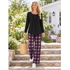 image:imageBestbee Womens Pajama Sets 2 Piece Fall Lounge Outfits Ladies Pj SetsBlackRedblue Plaid