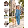 image:imageBestbee Womens Pajama Sets 2 Piece Fall Lounge Outfits Ladies Pj SetsBlue Mix Plaid