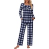 Blue-bl-wh Plaid